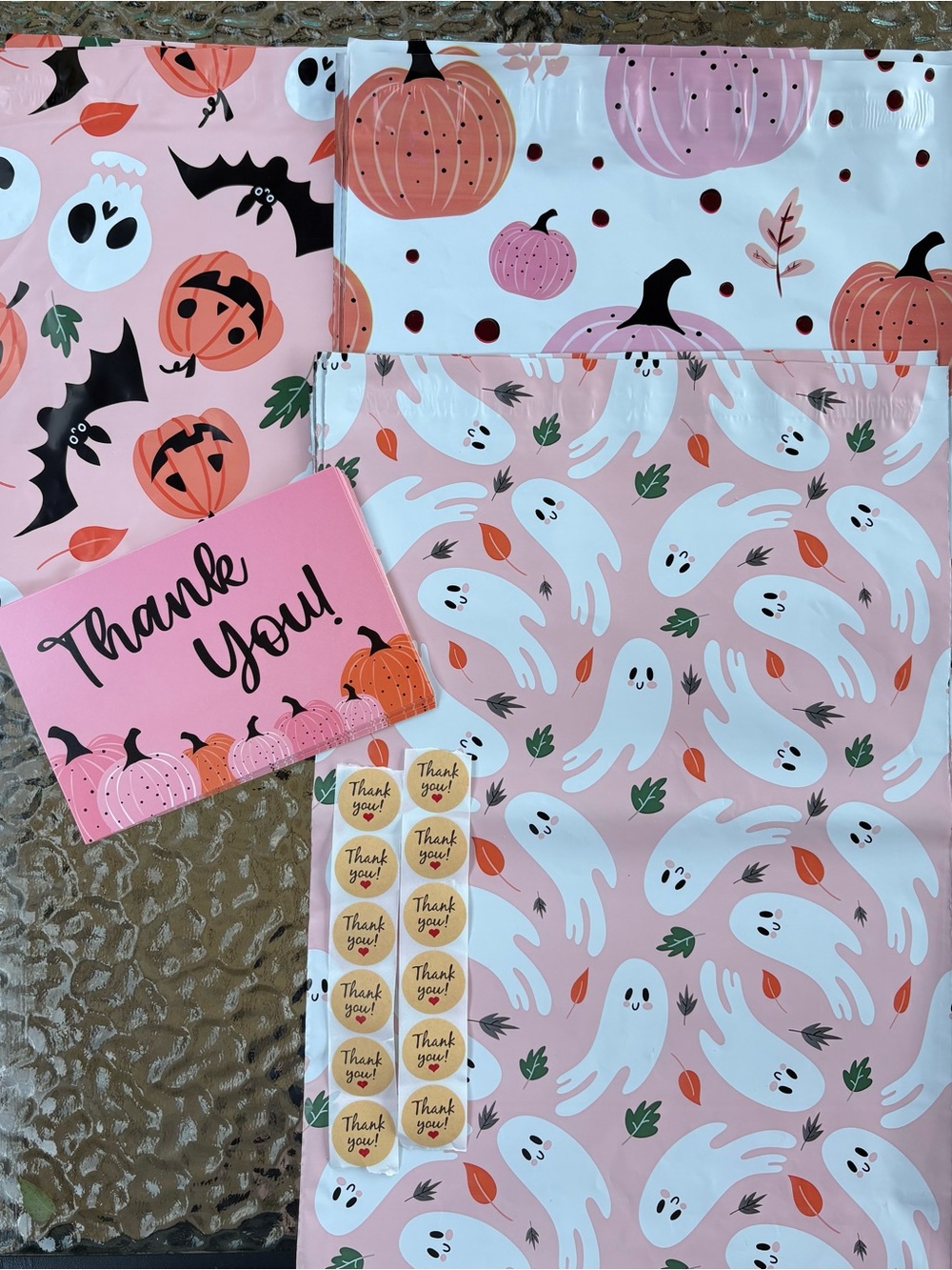 Halloween/Fall Poly Mailer Shipping Bags
